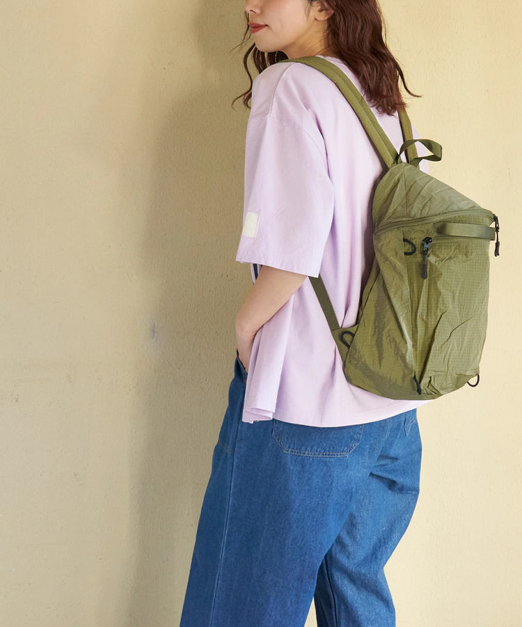 CUBE SUGAR(キューブシュガー) |【春新作】ナイロン リップストップ ポケッタブル リュック