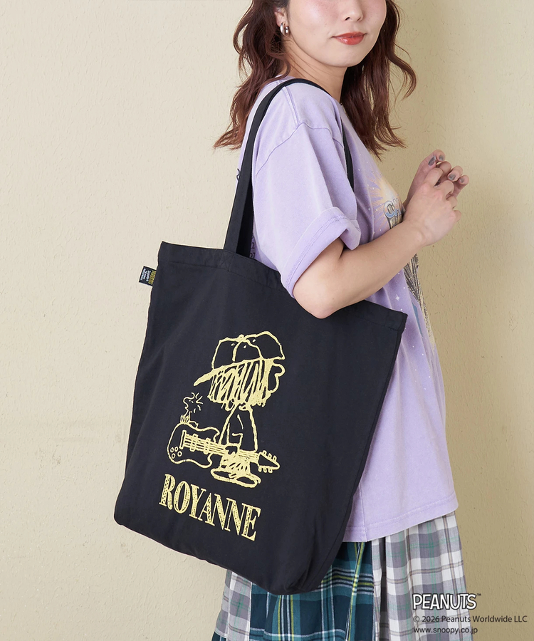 CUBE SUGAR(キューブシュガー) |【春新作】PEANUTS ( ピーナッツ ) 21/-OE天竺 Royanneトートバッグ