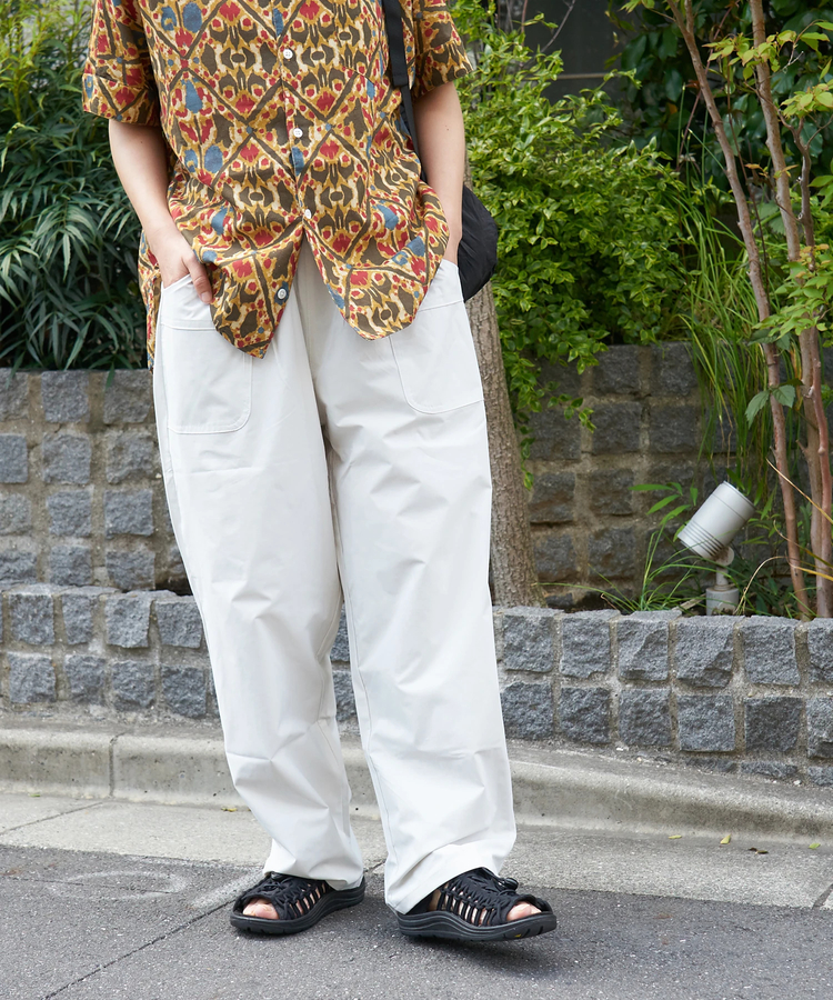 CUBE SUGAR(キューブシュガー) |【春夏新作】ストレッチ ツイル イージー ベイカーパンツ