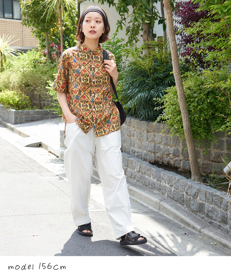 CUBE SUGAR(キューブシュガー) |【春夏新作】ストレッチ ツイル イージー ベイカーパンツ