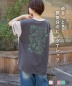 【春夏新作】26/-天竺 発泡プリント ビッグTシャツ