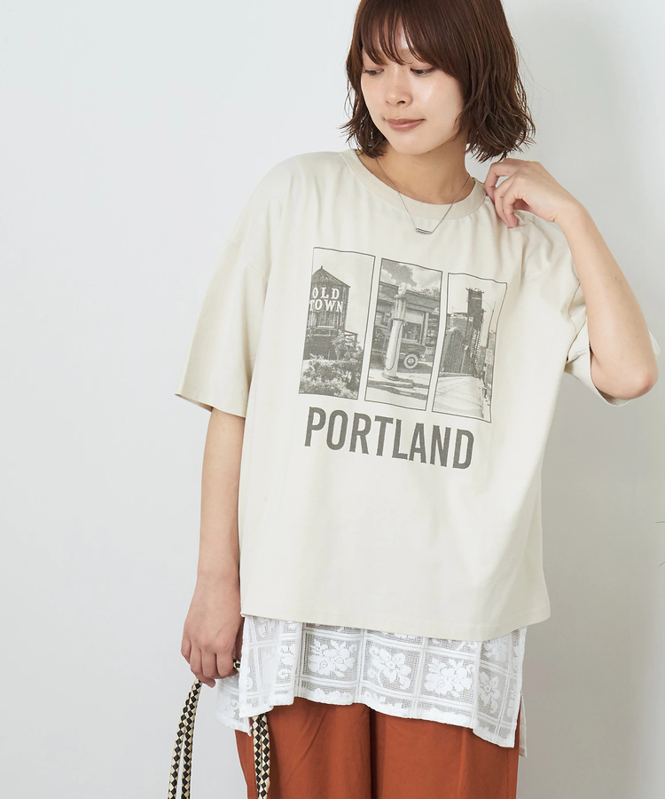 CUBE SUGAR(キューブシュガー) |【春夏新作】26/-天竺 グラフィック Tシャツ