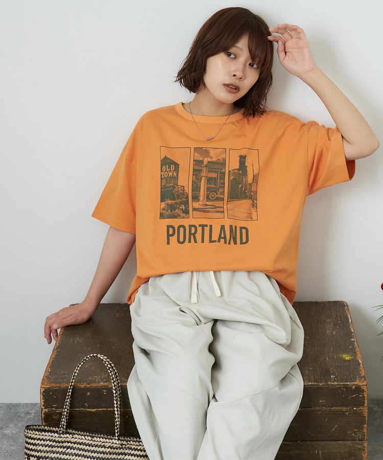 CUBE SUGAR(キューブシュガー) |【春夏新作】26/-天竺 グラフィック Tシャツ