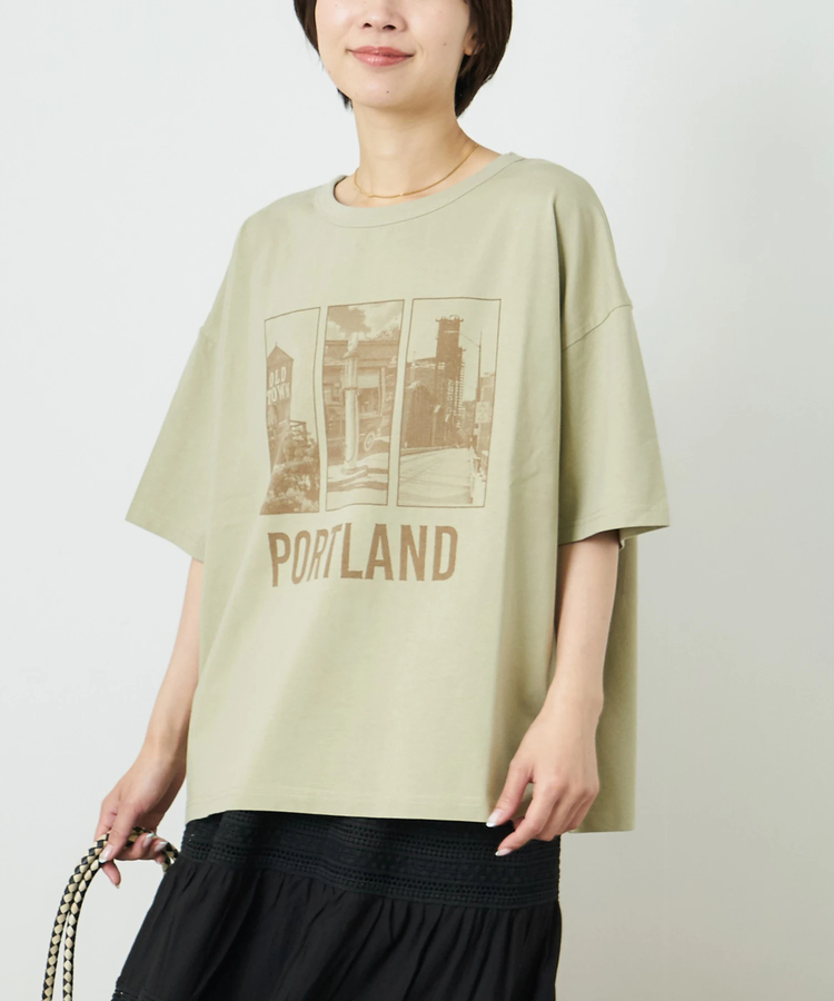 CUBE SUGAR(キューブシュガー) |【春夏新作】26/-天竺 グラフィック Tシャツ