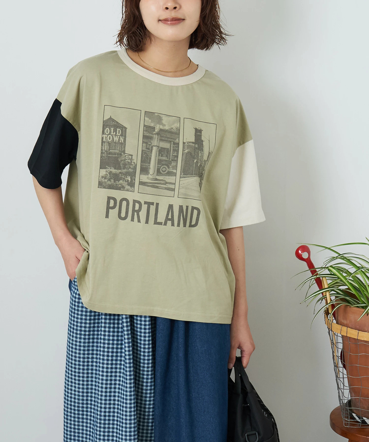 CUBE SUGAR(キューブシュガー) |【春夏新作】26/-天竺 グラフィック Tシャツ