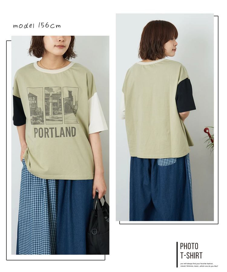 CUBE SUGAR(キューブシュガー) |【春夏新作】26/-天竺 グラフィック Tシャツ