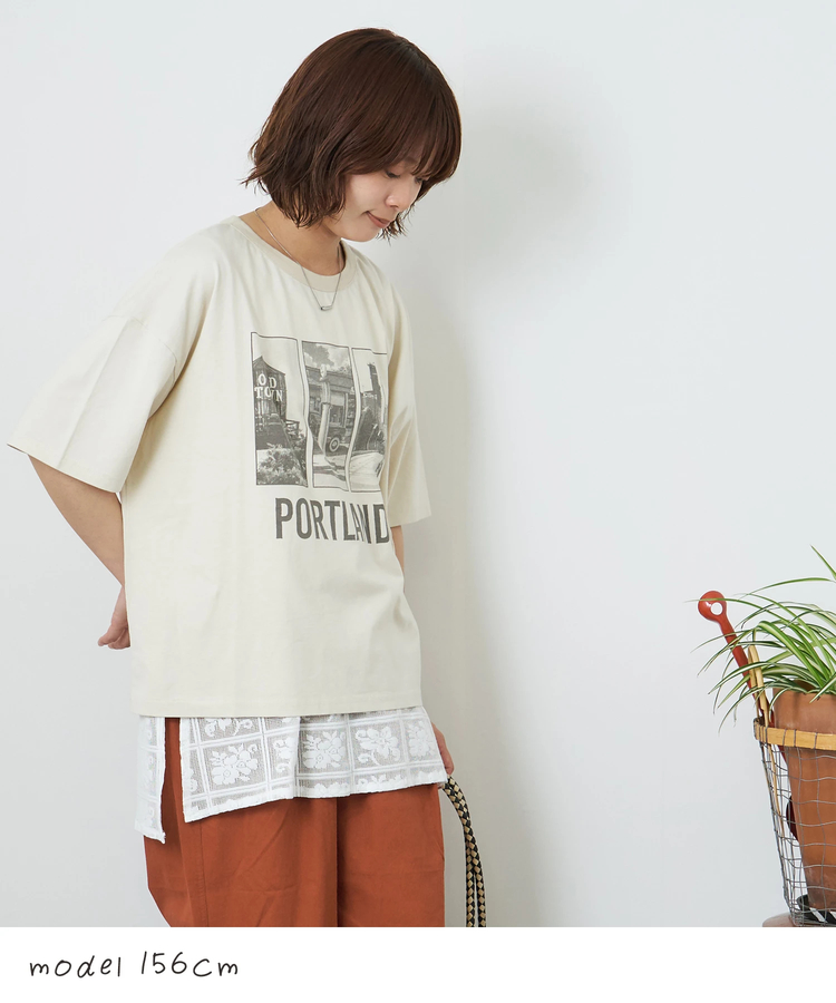 CUBE SUGAR(キューブシュガー) |【春夏新作】26/-天竺 グラフィック Tシャツ