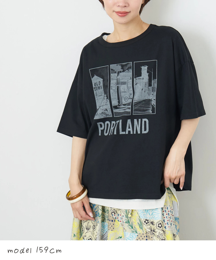 CUBE SUGAR(キューブシュガー) |【春夏新作】26/-天竺 グラフィック Tシャツ