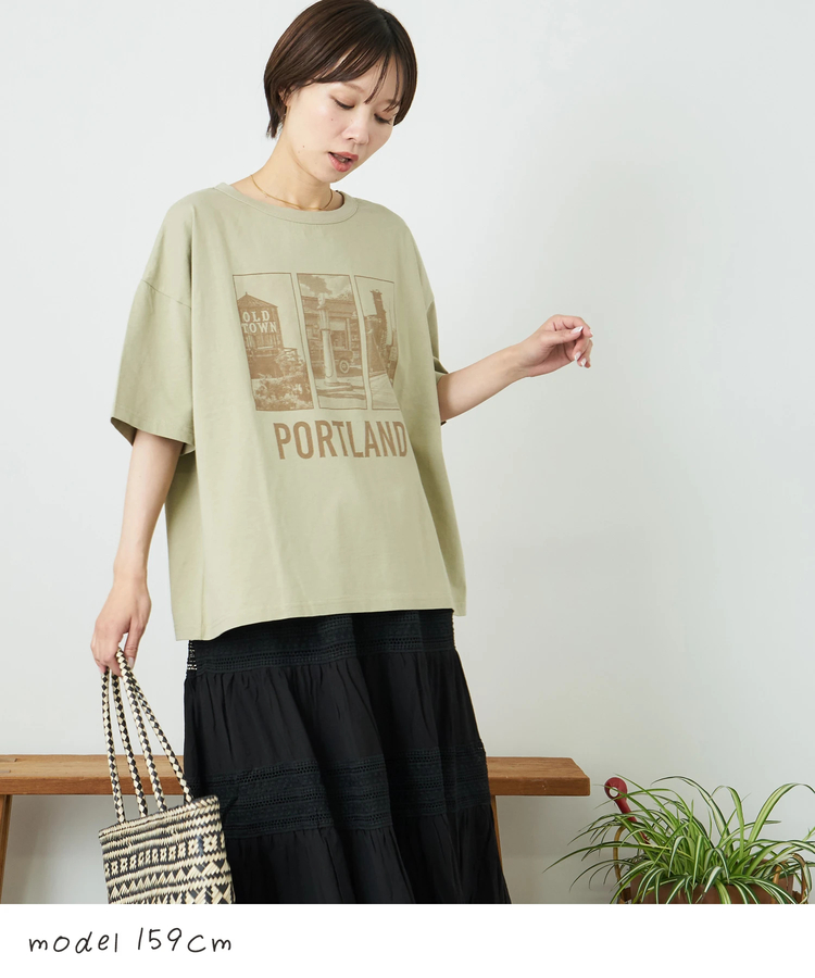 CUBE SUGAR(キューブシュガー) |【春夏新作】26/-天竺 グラフィック Tシャツ