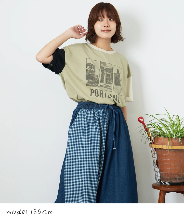 CUBE SUGAR(キューブシュガー) |【春夏新作】26/-天竺 グラフィック Tシャツ