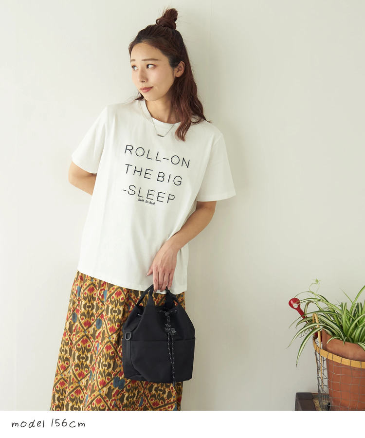 CUBE SUGAR(キューブシュガー) |【春夏新作】ブラシ 刺繍 ロゴ レギュラー Tシャツ