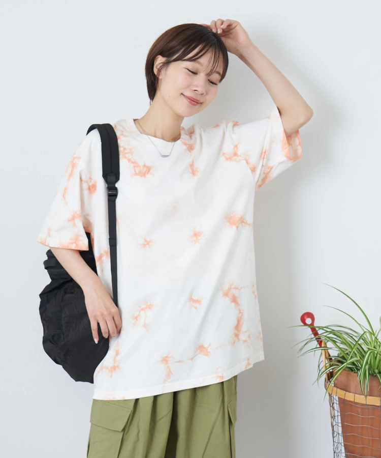 CUBE SUGAR(キューブシュガー) |【夏新作】タイダイ染め ビッグ Tシャツ