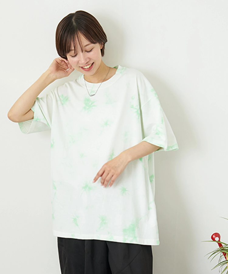 CUBE SUGAR(キューブシュガー) |【夏新作】タイダイ染め ビッグ Tシャツ