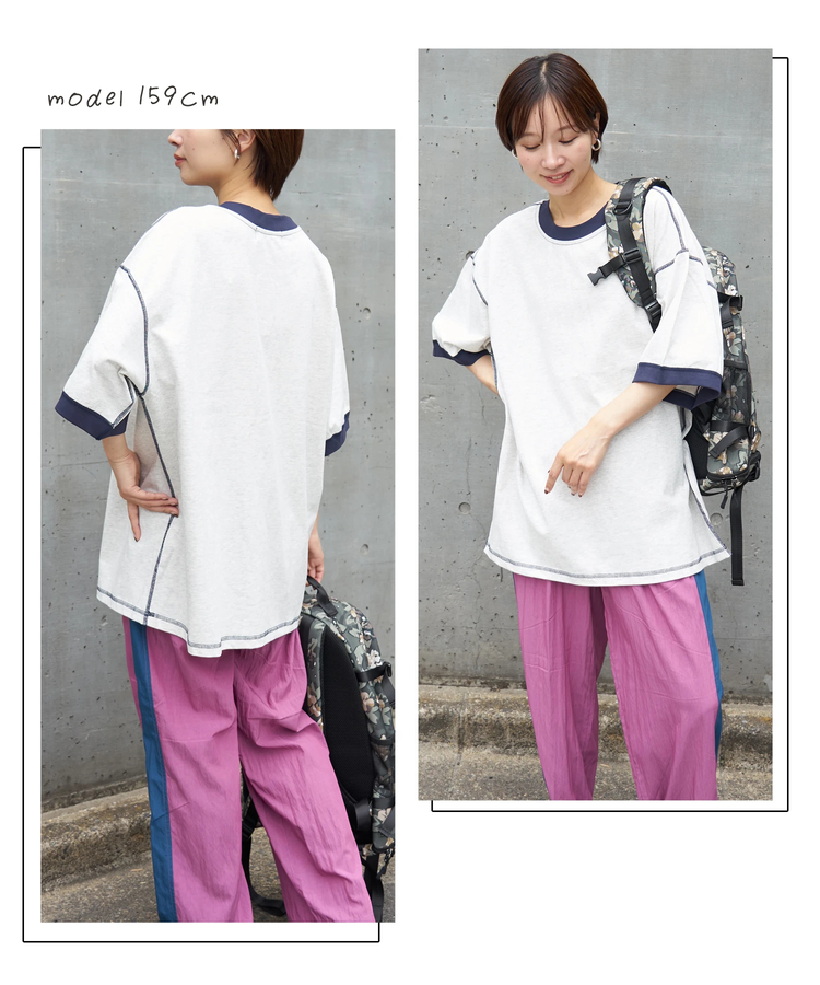 CUBE SUGAR(キューブシュガー) |【夏新作】ビッグ リンガー Tシャツ