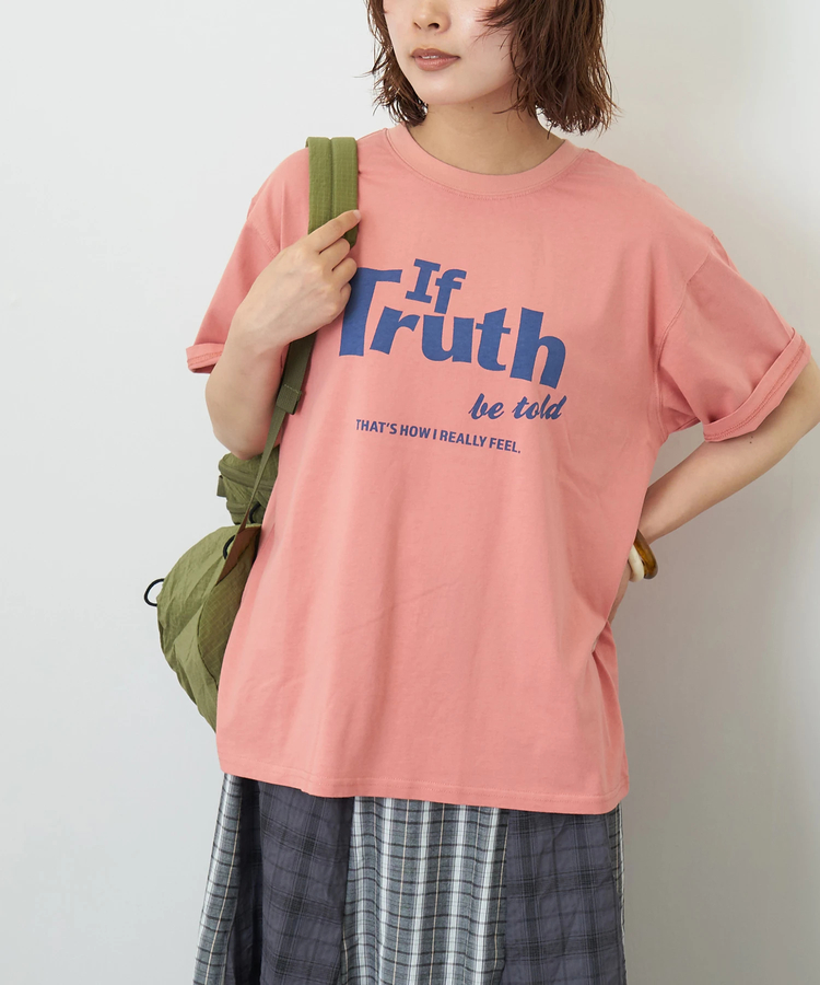 CUBE SUGAR(キューブシュガー) |【夏新作】26/-天竺 カットソー ビッグ ロゴ Tシャツ