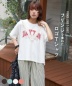 【夏新作】26/-天竺 カットソー フリンジ付 ヤッコ Tシャツ