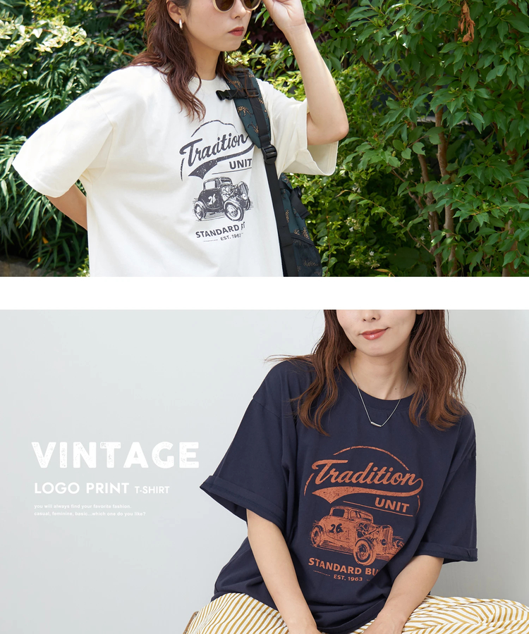 CUBE SUGAR(キューブシュガー) |【夏新作】32/-OE天竺 カットソー ロゴ プリント Tシャツ