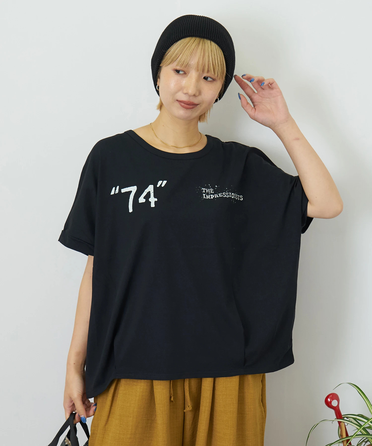 CUBE SUGAR(キューブシュガー) |【夏新作】冷感天竺 ドルマン タック入り プルオーバー Tシャツ