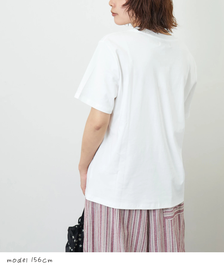 CUBE SUGAR(キューブシュガー) |【夏新作】フロッキー プリント レギュラー Tシャツ