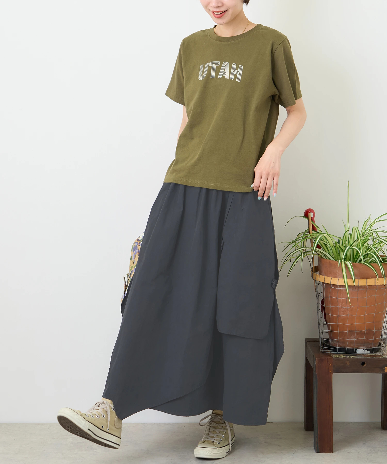 JUNYA Y'sの変形スカート 秋新作】ライトツイル レイヤード 変形 スカート｜ファッション通販