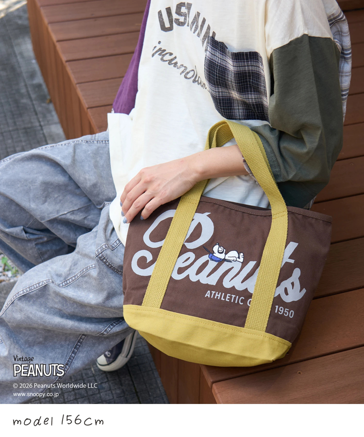 CUBE SUGAR(キューブシュガー) |【秋新作】PEANUTS ( ピーナッツ )  キャンバス トートバッグ