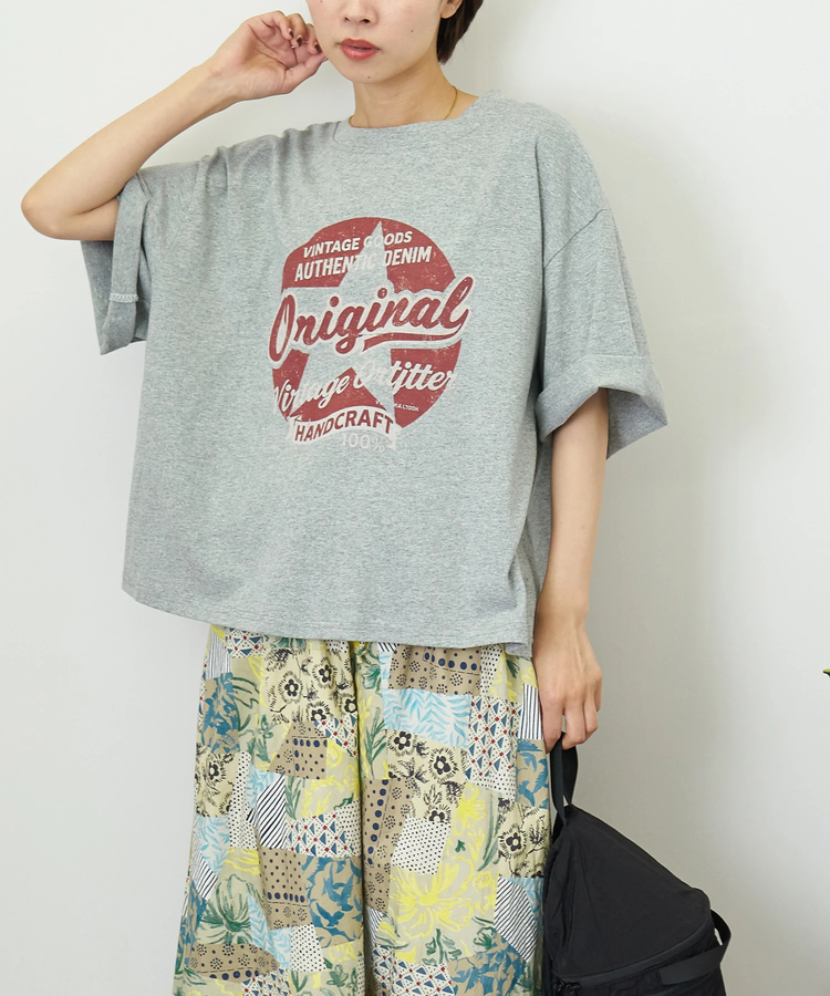 CUBE SUGAR(キューブシュガー) |【夏新作】WEB限定 グラフィック プリント ワイド Tシャツ