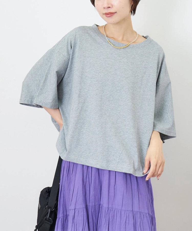 CUBE SUGAR(キューブシュガー) |【7/10頃発送予定】【夏新作】無地 ワイド Tシャツ