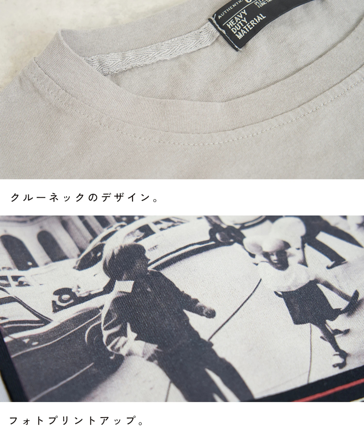 CUBE SUGAR(キューブシュガー) |【7/10頃発送予定】【夏新作】WEB限定 フォトプリント ビッグ Tシャツ