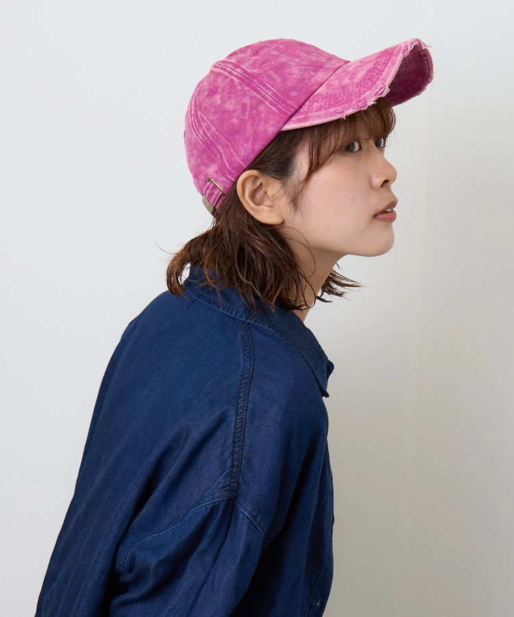 CUBE SUGAR(キューブシュガー) |【秋新作】ダメージ加工 ベースボール キャップ