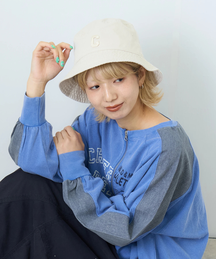 CUBE SUGAR(キューブシュガー) |【秋新作】ロゴワッペン付き バケットハット