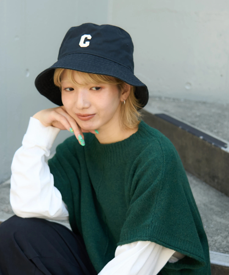 CUBE SUGAR(キューブシュガー) |【秋新作】ロゴワッペン付き バケットハット