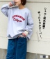 【秋新作】チェーン 刺繍 プルオーバー