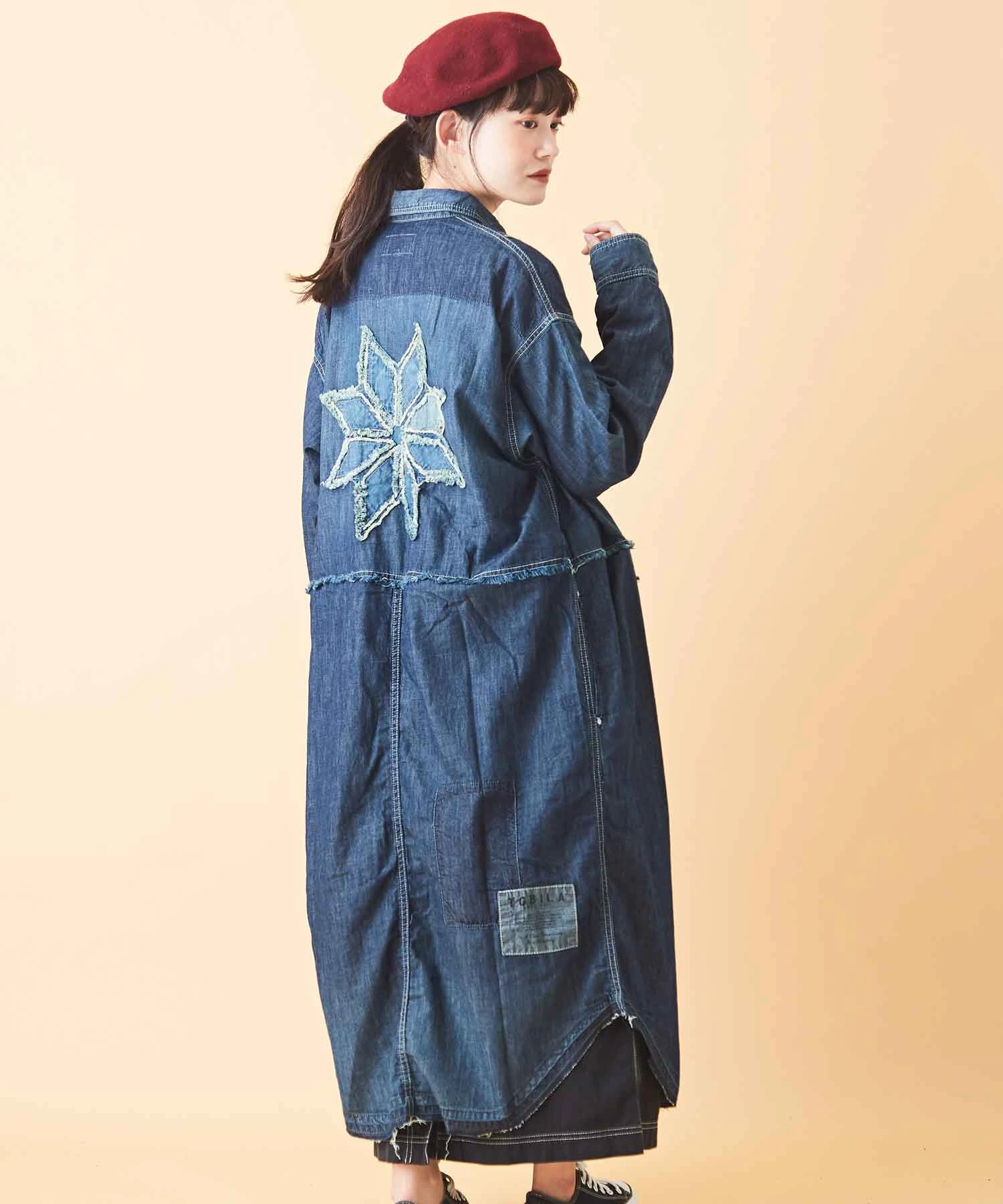 7 5オンスデニム 2way リメイク風 ワンピース ファッション通販サイトのcube Sugar キューブシュガー