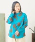 CALINER (カリネ) WEB限定 起毛 シーチング 花柄 プリント レギュラー シャツ