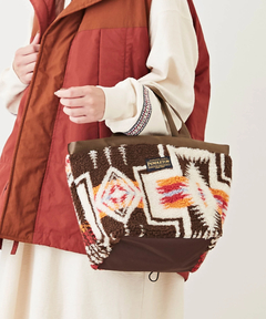 PENDLETON (ペンドルトン) WEB限定 ネイティブ柄 ボア トートバッグ