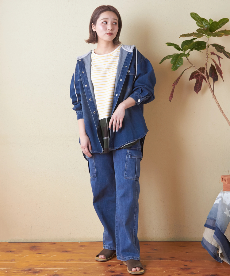 SELECT(セレクト) |evo. (エボ) WEB限定 デニムカーゴパンツ
