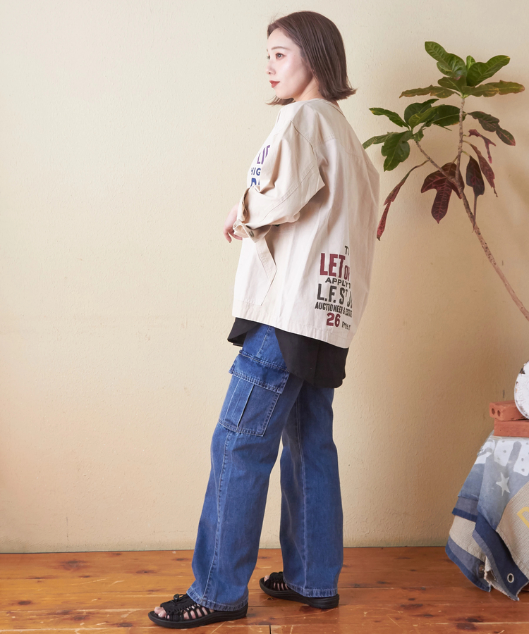 SELECT(セレクト) |evo. (エボ) WEB限定 デニムカーゴパンツ