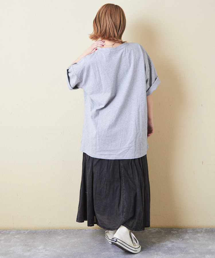 SELECT(セレクト) |evo. (エボ) WEB限定 リボン付きロゴプリント Tシャツ