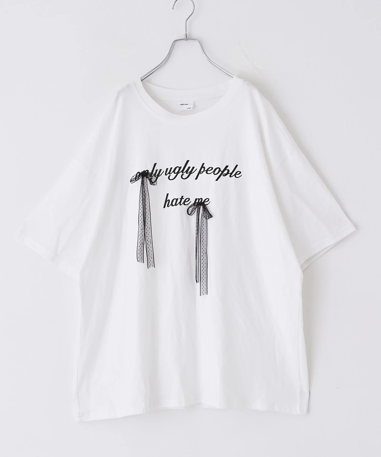 SELECT(セレクト) |evo. (エボ) WEB限定 リボン付きロゴプリント Tシャツ
