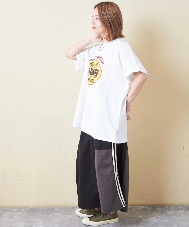 SELECT(セレクト) |evo. (エボ) WEB限定 ビッグシルエット プリント Tシャツ