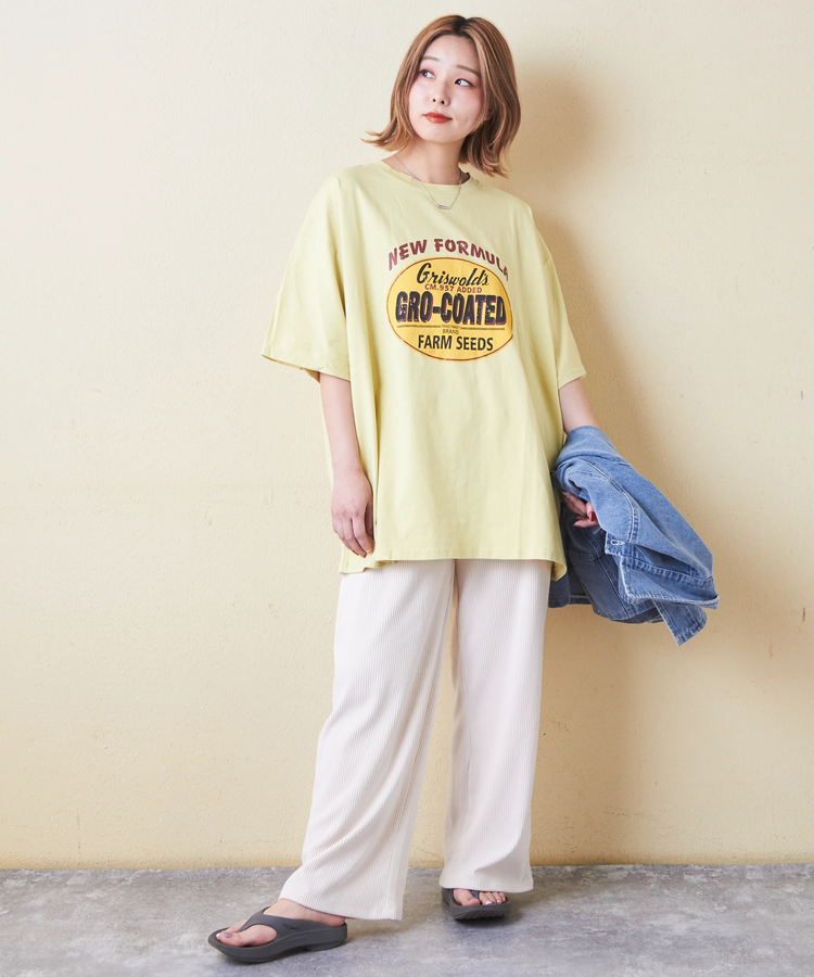 SELECT(セレクト) |evo. (エボ) WEB限定 ビッグシルエット プリント Tシャツ