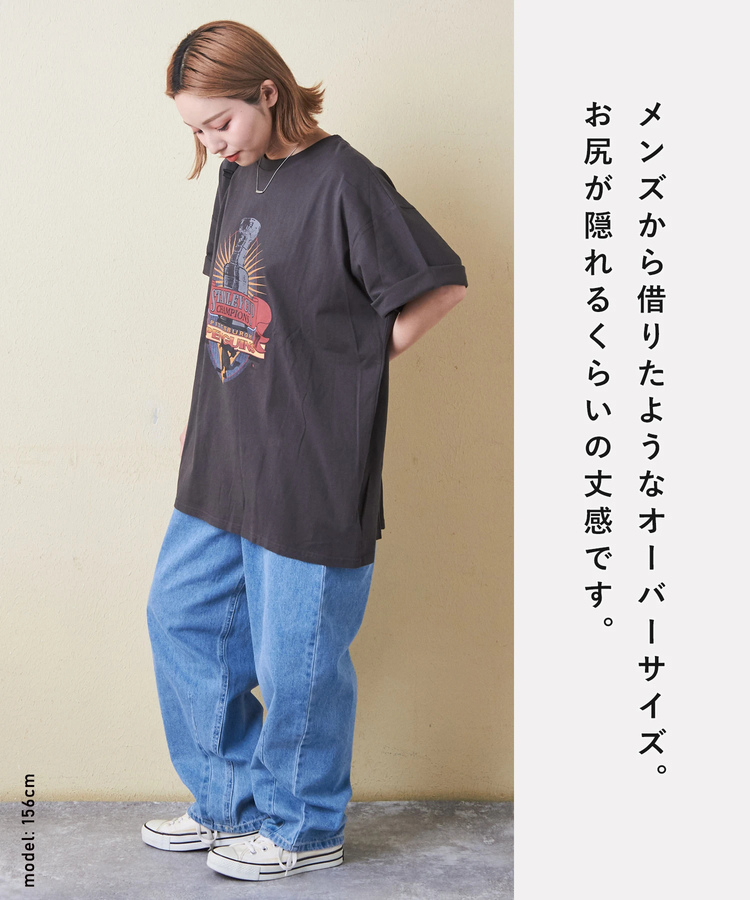 SELECT(セレクト) |evo. (エボ) WEB限定 ビッグシルエット プリント Tシャツ
