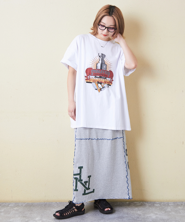 SELECT(セレクト) |evo. (エボ) WEB限定 ビッグシルエット プリント Tシャツ