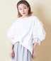SELECT(セレクト)通販 | evo. (エボ) WEB限定 ボリューム袖 レース付き Tシャツ