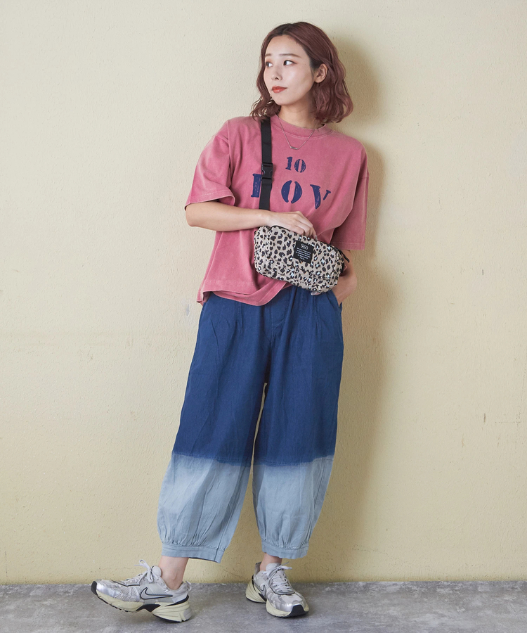 SELECT(セレクト) |WEB限定 グラデーション ギャザーデニムパンツ