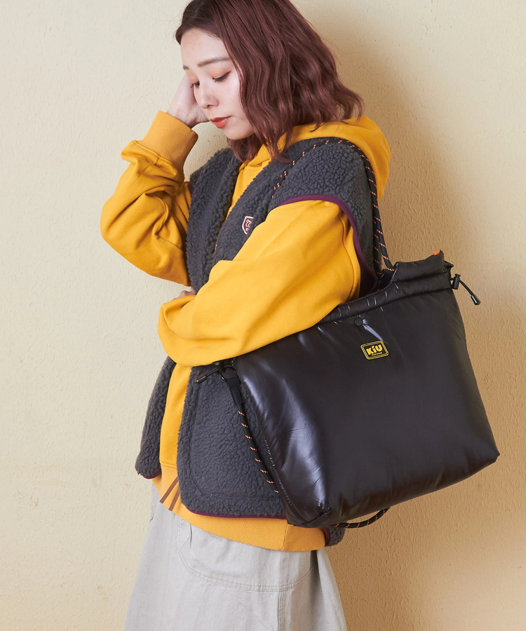 SELECT(セレクト) |【会員様限定セール除外商品】【秋新作】WEB限定 KiU (キウ) PUFFY パラコードトートバッグ