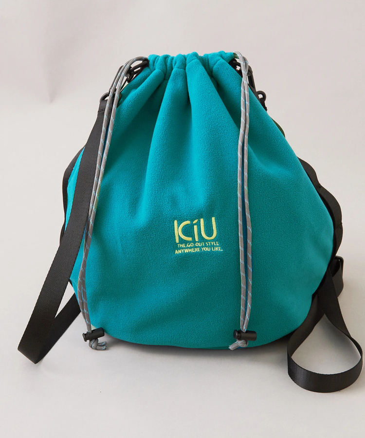 SELECT(セレクト) |【秋冬新作】KiU (キウ) フリースドローストリングバッグ