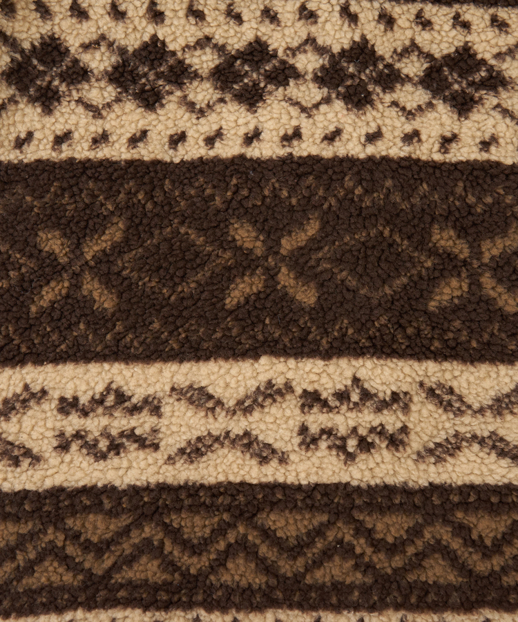 SELECT(セレクト) |【秋冬新作】WEB限定 evo. (エボ) 総柄ボア × フェイクスウェード スタンドカラー ジャケット