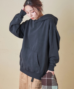 【秋冬新作】WEB限定 evo. (エボ) ピグメント加工 スウェット プルオーバーパーカー