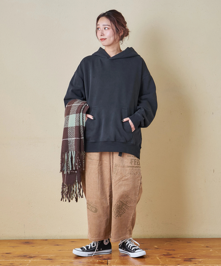 SELECT(セレクト) |【秋冬新作】WEB限定 evo. (エボ) ピグメント加工 スウェット プルオーバーパーカー